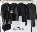 Puspa Sulam Kebaya Black