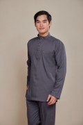 Nuh Baju Melayu Dark Grey