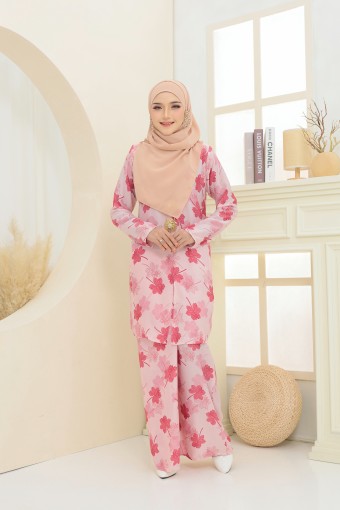 Hajraa Kebarung Soft Pink