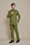 Nuh Baju Melayu Olive Green