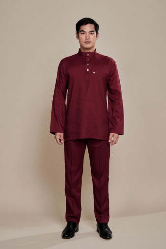 Nuh Baju Melayu Maroon