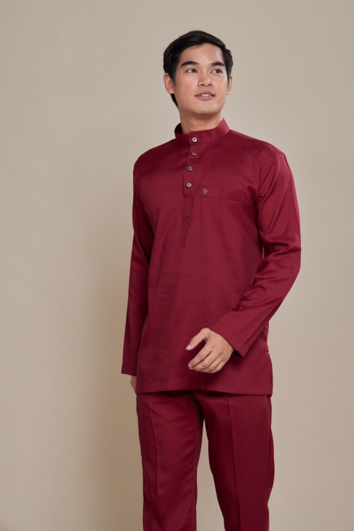 Nuh Baju Melayu Maroon