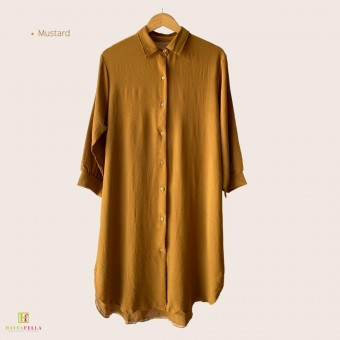 Meira Blouse Ironless Mustard