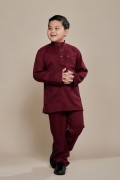 Hud Baju Melayu Dark Maroon