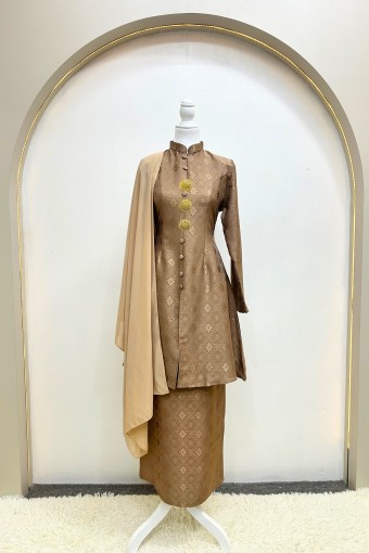 Qisteena Kebarung Moden Soft Brown