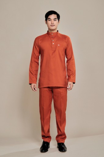 Nuh Baju Melayu Burnt Orange