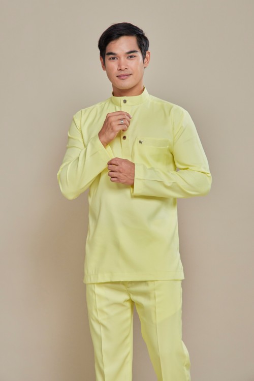 Nuh Baju Melayu Soft Yellow