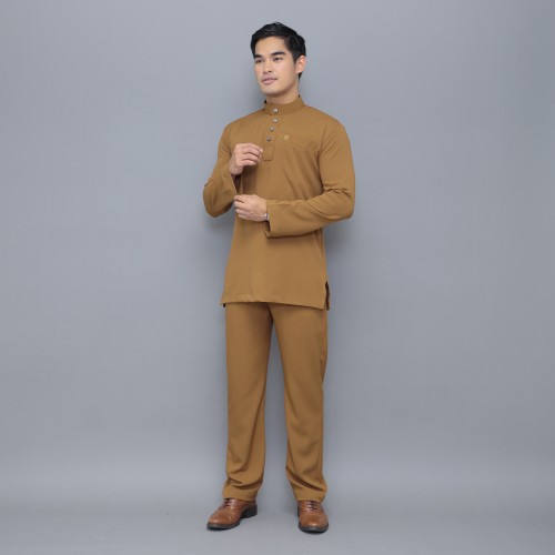 Quds Baju Melayu Peanut Brown