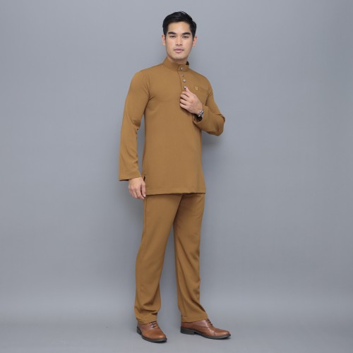 Quds Baju Melayu Peanut Brown