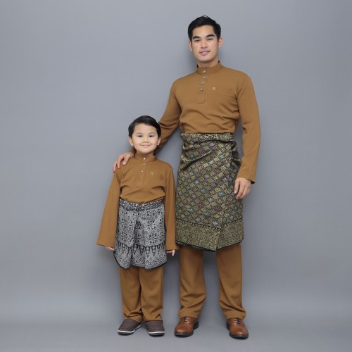 Quds Baju Melayu Peanut Brown