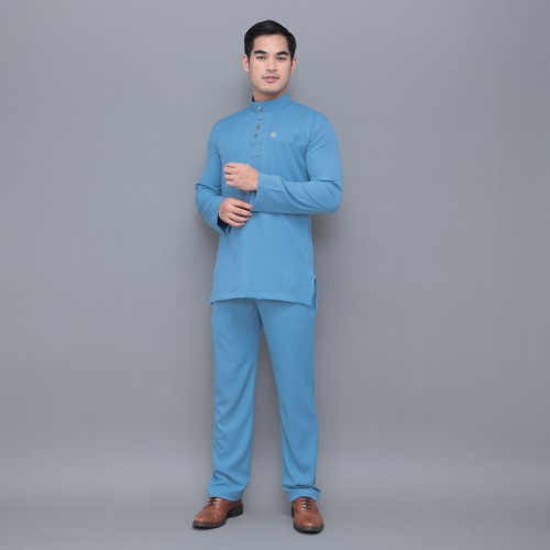 Quds Baju Melayu Sky Blue