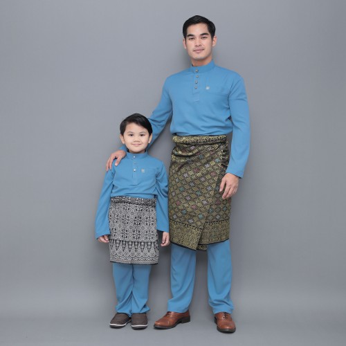 Quds Baju Melayu Sky Blue