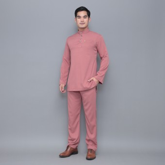 Quds Baju Melayu Dusty Rose