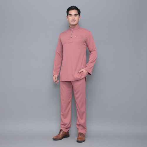 Quds Baju Melayu Dusty Rose