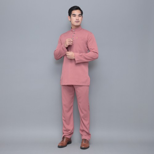 Quds Baju Melayu Dusty Rose