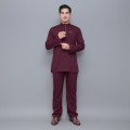 Quds Baju Melayu Burgundy