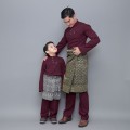 Quds Baju Melayu Burgundy