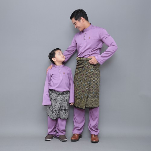 Sayf Baju Melayu Orchid Purple