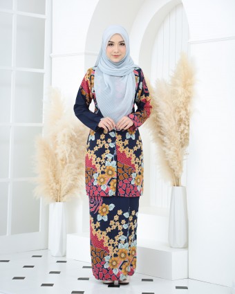 Khawla Bateeq Kebarung Navy Blue