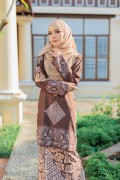 Fiona Bateeq Kurung Moden Dark Choco