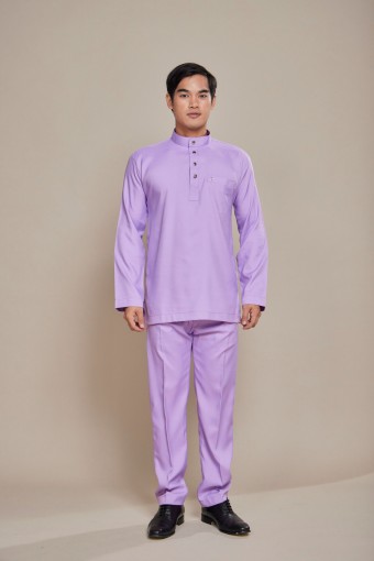 Nuh Baju Melayu Lavender Purple