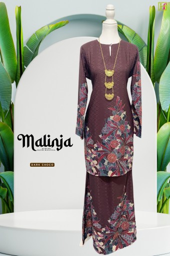 Malinja Kurung Batik Malaysia Dark Choco