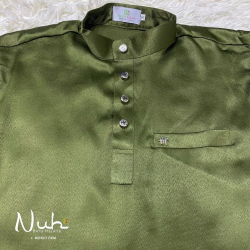 AS-IS ITEM Nuh Baju Melayu Olive Green