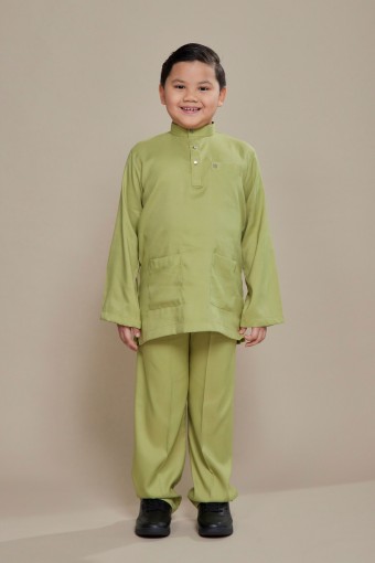 Hud Baju Melayu Sage Green