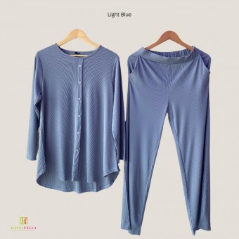 Bella Suit Ironless Light Blue