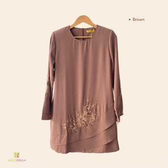 Audrey Blouse Brown
