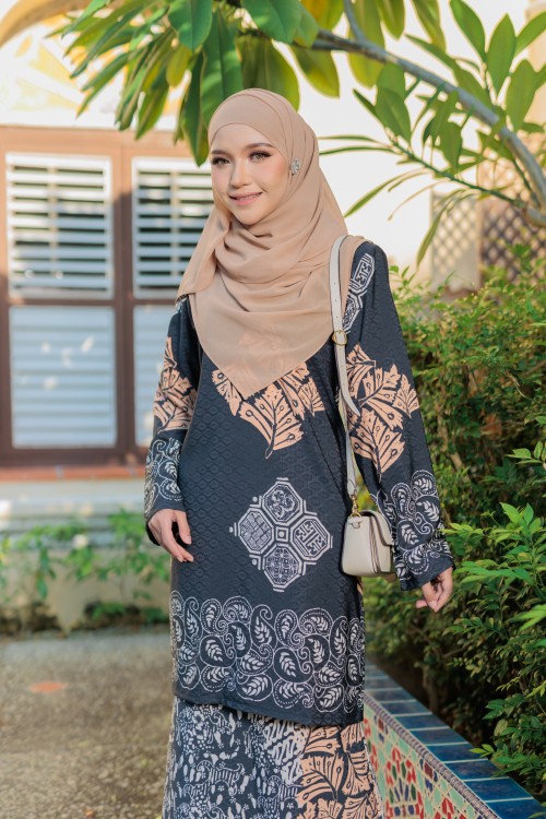 Fiona Bateeq Kurung Moden Dark Teal