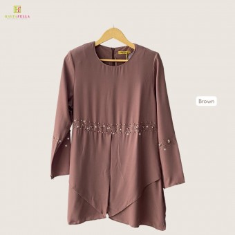 Charlotte Blouse Brown