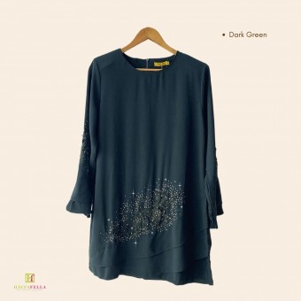 Audrey Blouse Dark Green