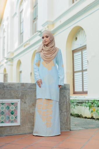 Fiona Bateeq Kurung Moden Soft Mint