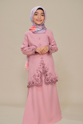 Melissa Sulam Kurung Kids Rose Gold