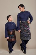 Nuh Baju Melayu Navy Blue