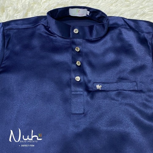 AS-IS ITEM Nuh Baju Melayu Navy Blue