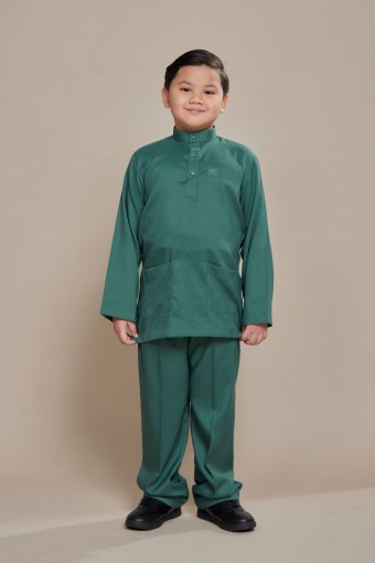 Hud Baju Melayu Dusty Green