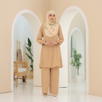 Rayhar Suit Ironless Latte