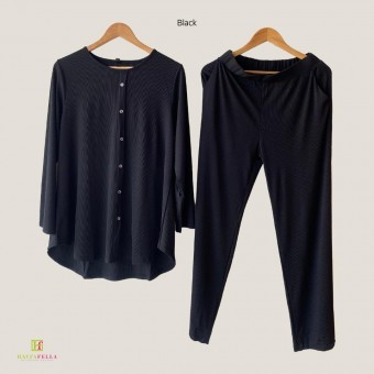 Bella Suit Ironless Black