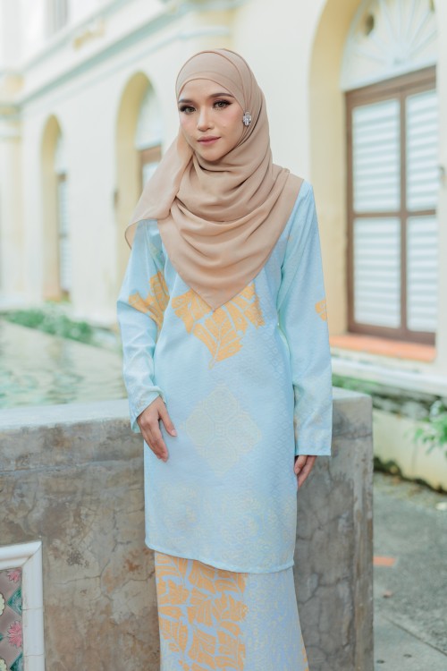 Fiona Bateeq Kurung Moden Soft Mint