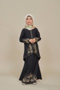 Charlene Kurung Sulam Kids Black