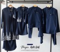 Puspa Sulam Kebaya Navy Blue