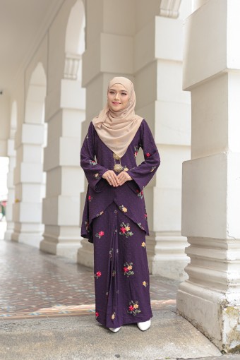Nayla Kurung Dark Purple
