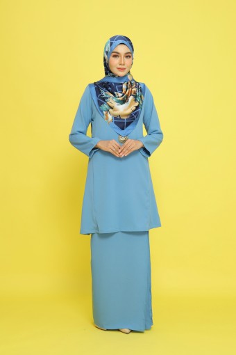 Malis Kurung Pahang Baby Blue