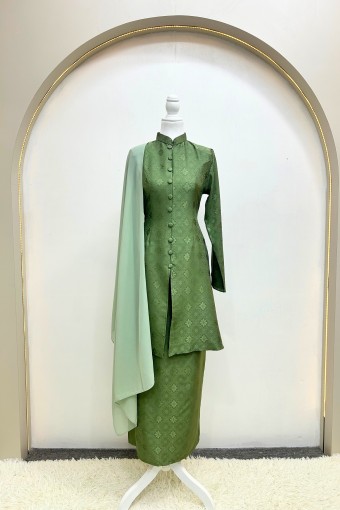 Qisteena Kebarung Moden Moss Green