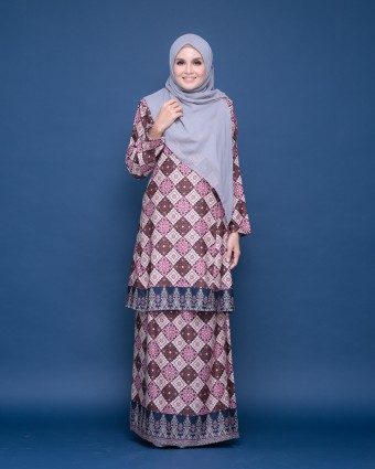 Citraa Songket Plum Purple