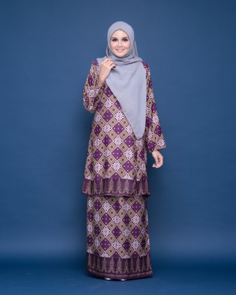 Citraa Songket Dusty Purple
