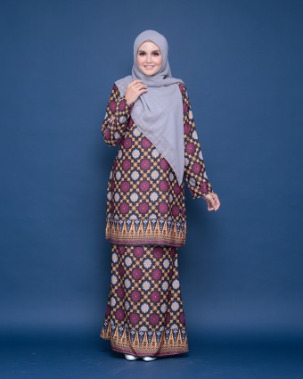 Songket Puteri Black Plum