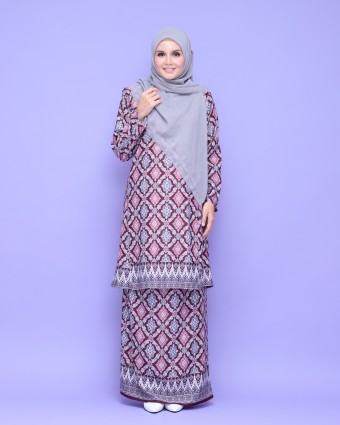 Delimawati Songket Purple PLum